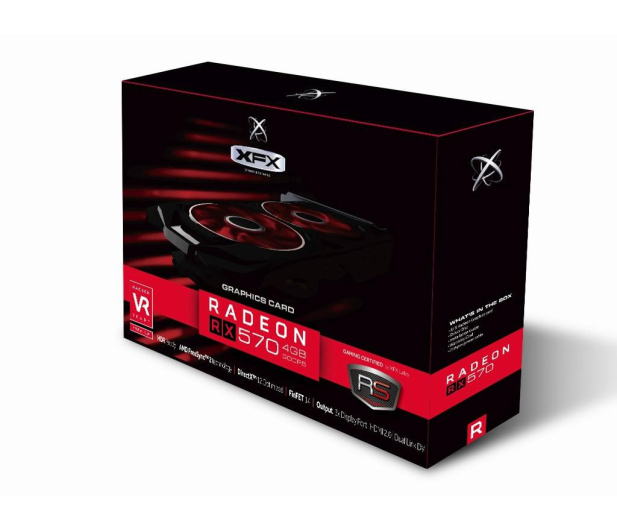 XFX Radeon RX 570 RS Black 4GB GDDR5 - 380762 - zdjęcie